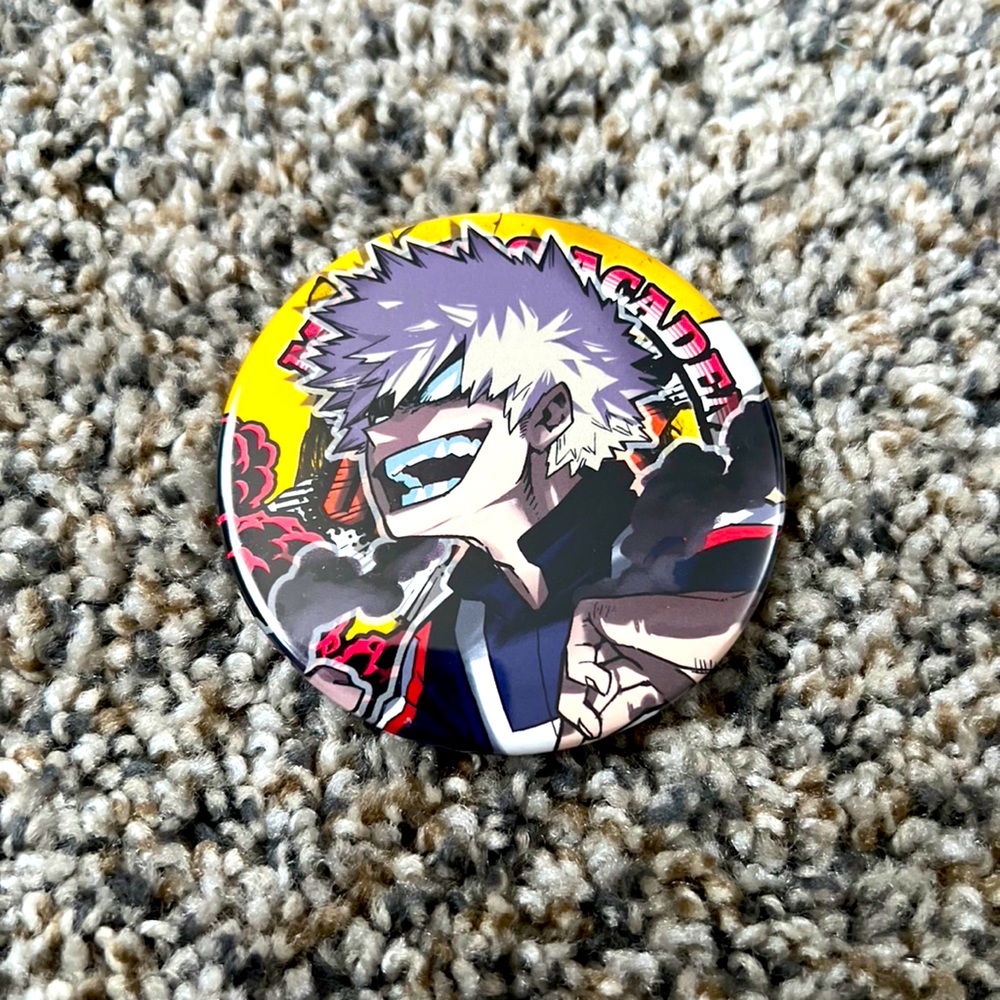 Bakugou My Hero Academia Can Badge from Japan